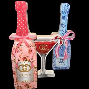 Home Decor 3pc Wood/PVC Composite - NWOT